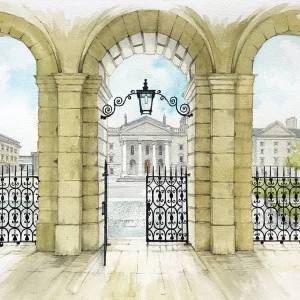 Trinity College Campanile Arches, Dublin