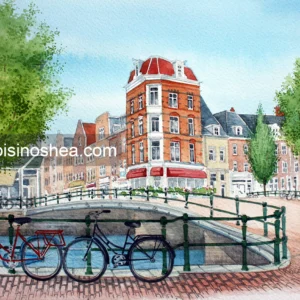 Bicycles on the Canal Amsterdam